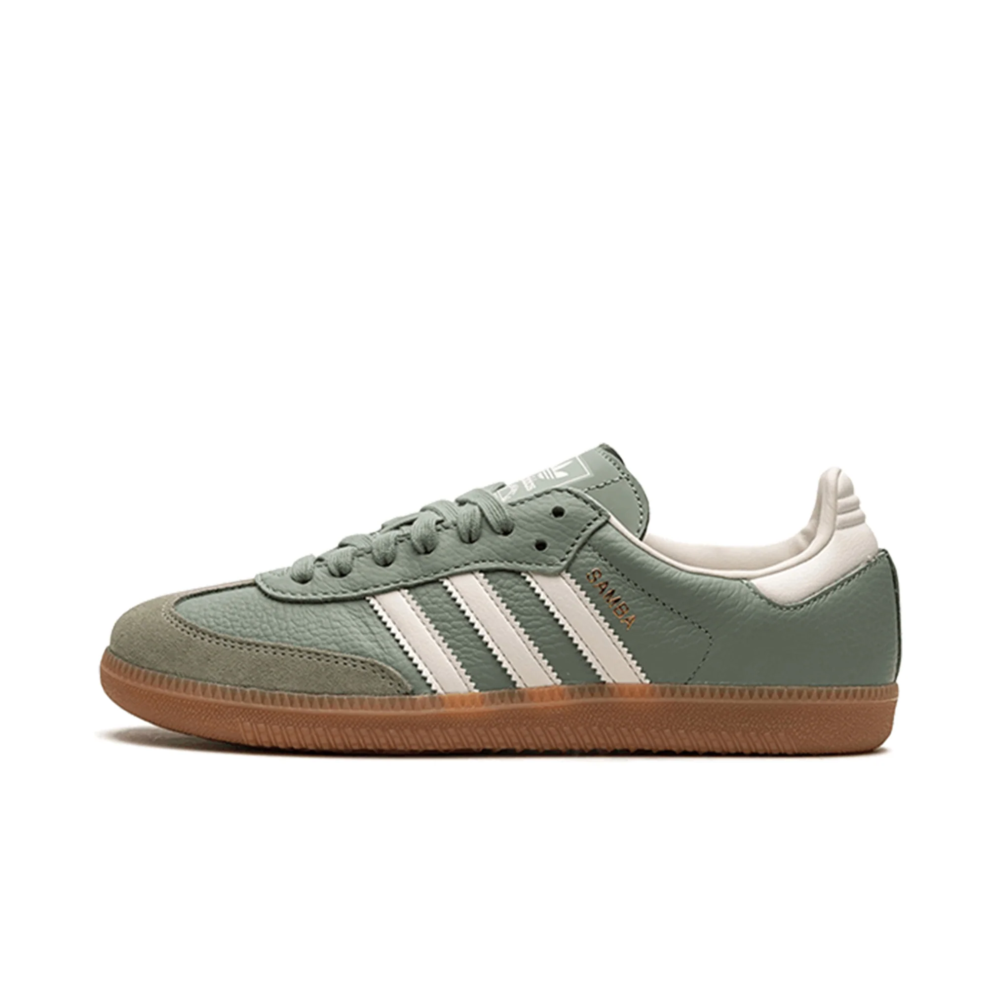 AdidasSambaOGSilverGreen-a. - Sport met stijl Adidas Samba OG Silver Green